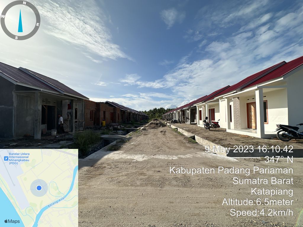 foto posisi tengah perumahan MARLINDO GREEN HOUSE 3