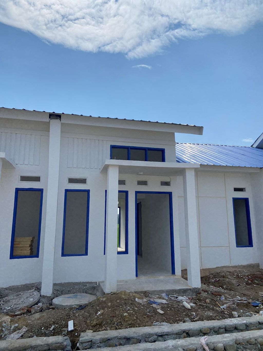 foto tampak rumah tipe 36 perumahan Harmoni yoghies memet II