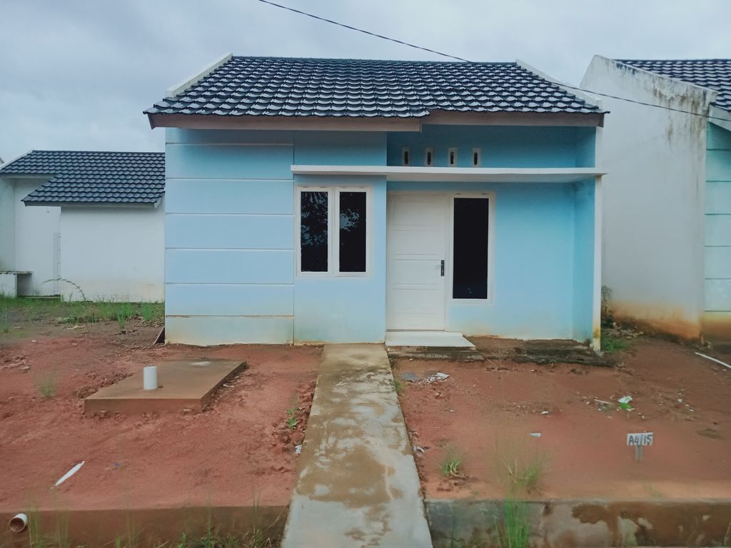 foto tampak rumah tipe Rsh T.36/105 162Jt perumahan Permata Griya Asri 