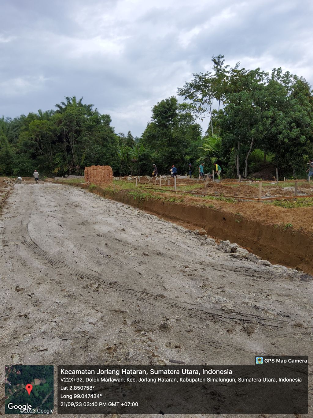 foto posisi tengah perumahan Perumahan Hataran Garden