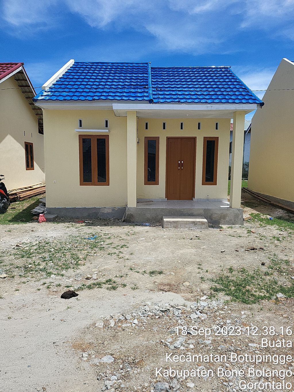 foto tampak rumah tipe 36 perumahan GRIYA LM TINELO PERMAI 1