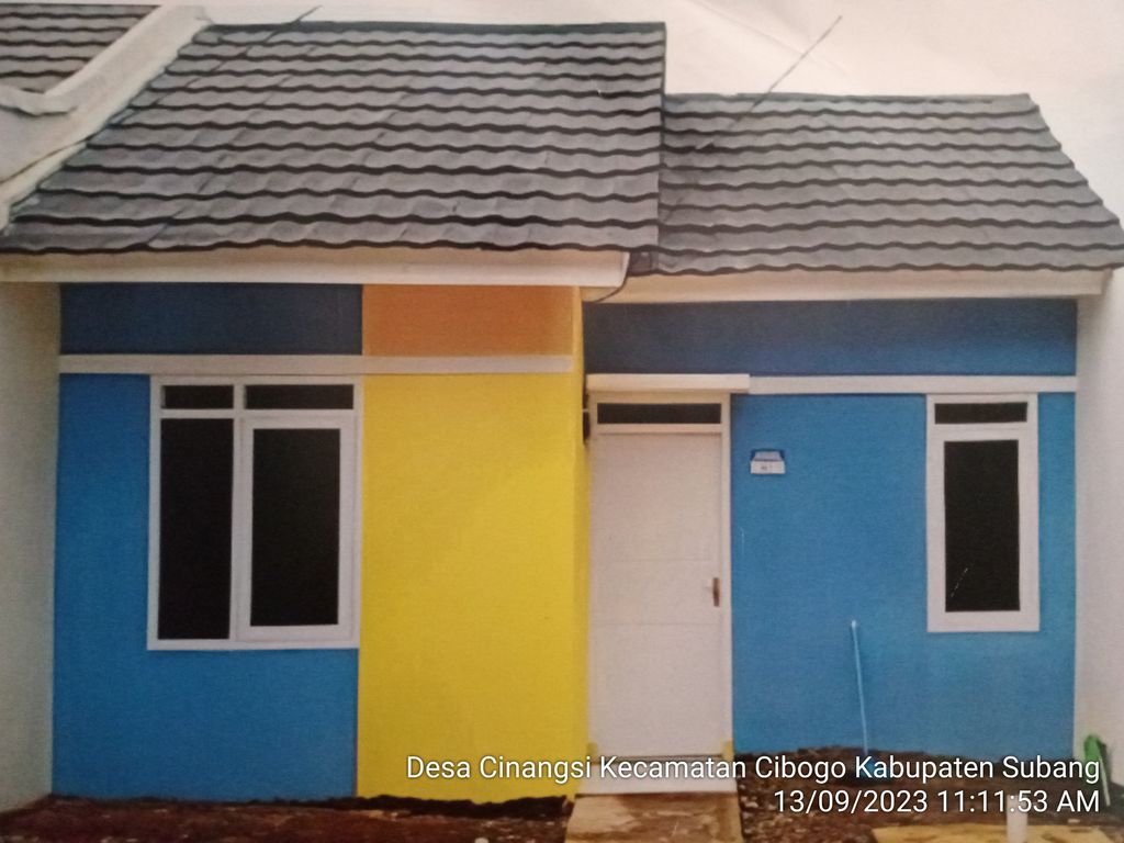 foto tampak rumah tipe 30/60-Subsidi perumahan Nuansa Alam Cinangsi I