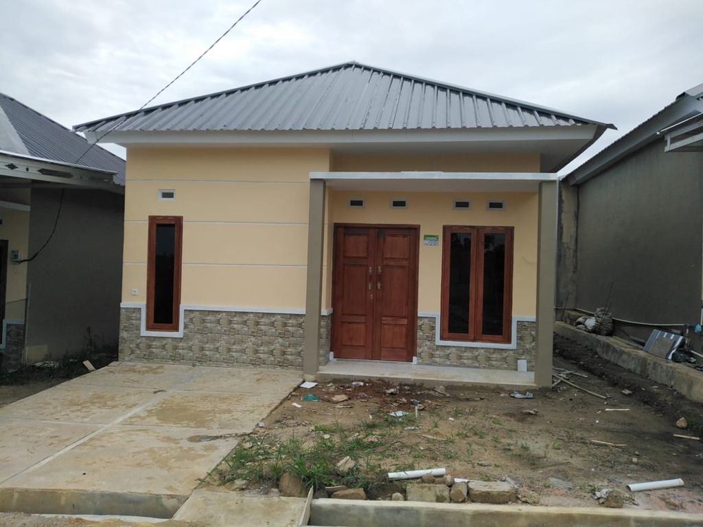 foto tampak rumah tipe 36 perumahan DELANO RESIDENCE 5