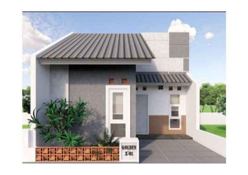 foto tampak rumah tipe 30/60 perumahan GOLDEN NIRWANA REGENCY 1