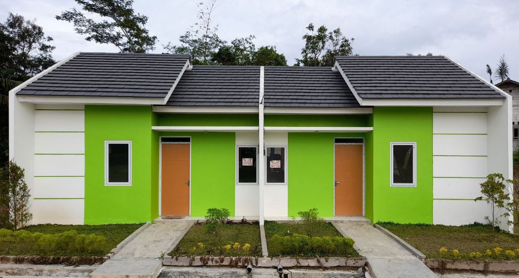 foto tampak rumah tipe Subsidi perumahan GRAND MAJA RESIDENCE TAHAP 3
