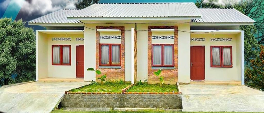 foto tampak rumah tipe 36 perumahan Perumahan Hataran Garden