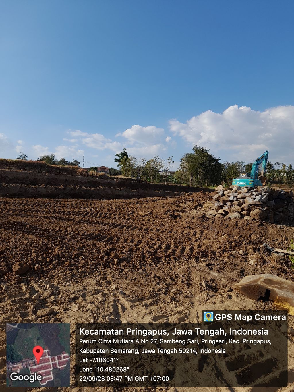 foto posisi tengah perumahan CEMPAKA CLUSTER