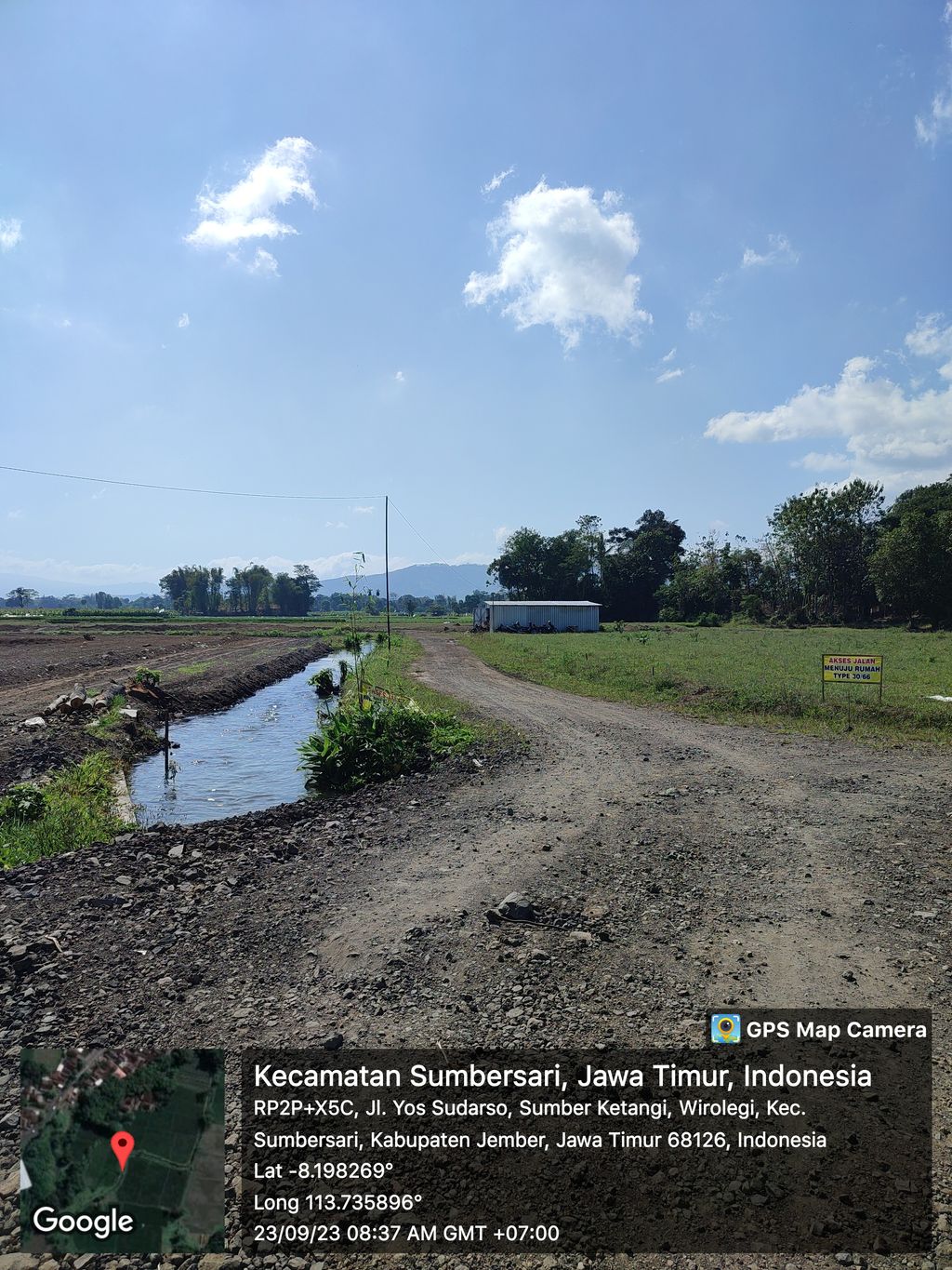 foto posisi tengah perumahan DEVANKALAND