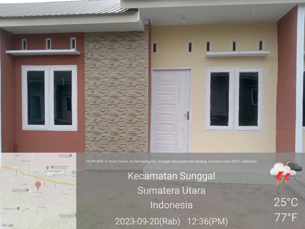 foto contoh rumah perumahan Green Orlando Village
