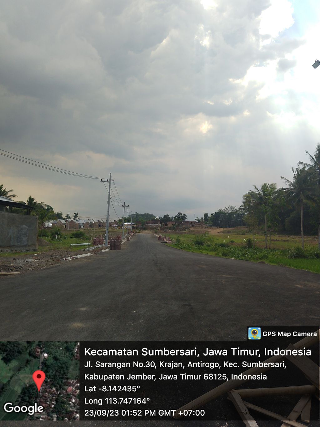 foto posisi tengah perumahan VILLA CAMELIA INDAH
