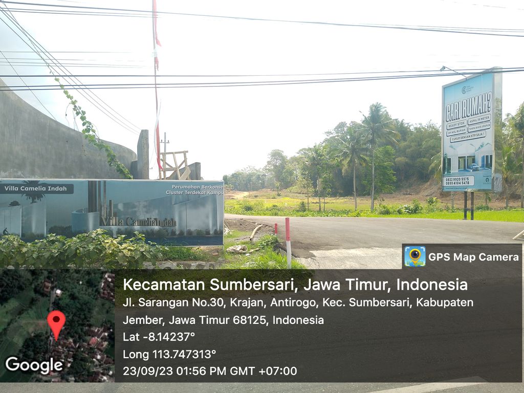 foto gerbang perumahan VILLA CAMELIA INDAH