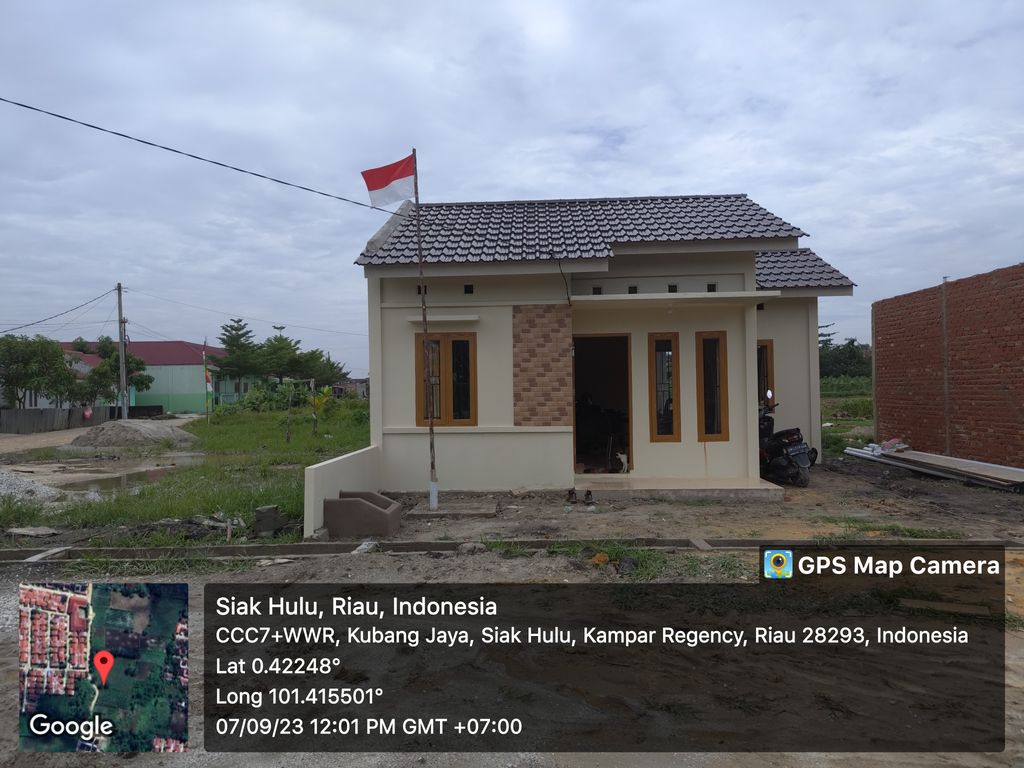 foto tampak rumah tipe BERKAH FAMILY RESIDENCE 6 perumahan BERKAH FAMILY RESIDENCE 6
