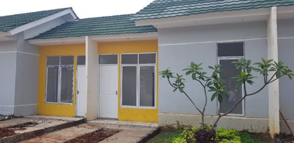 foto tampak rumah tipe 30/60 perumahan BUMI GESYA CIKARANG.