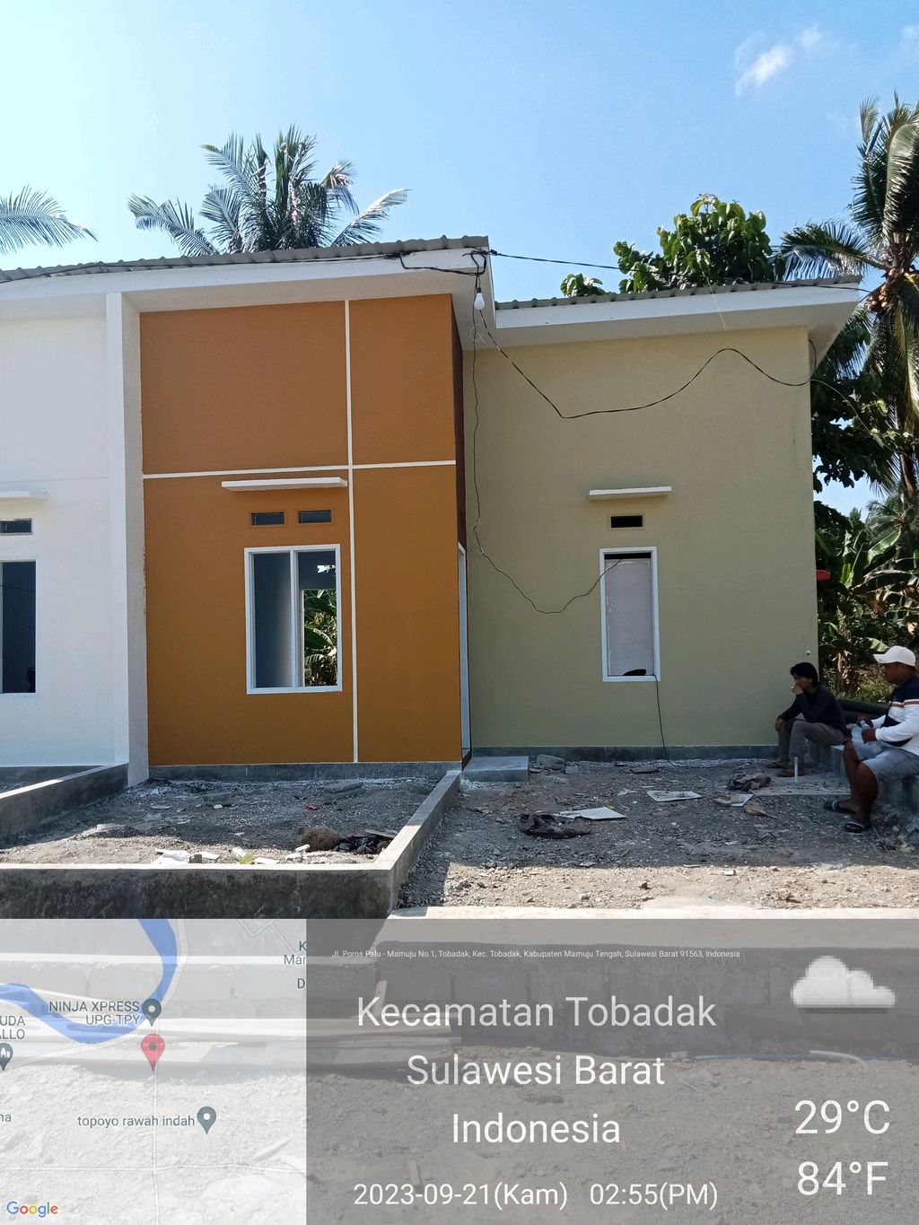 foto tampak rumah tipe 36/72 perumahan GRIYA BENTENG RESIDENCE