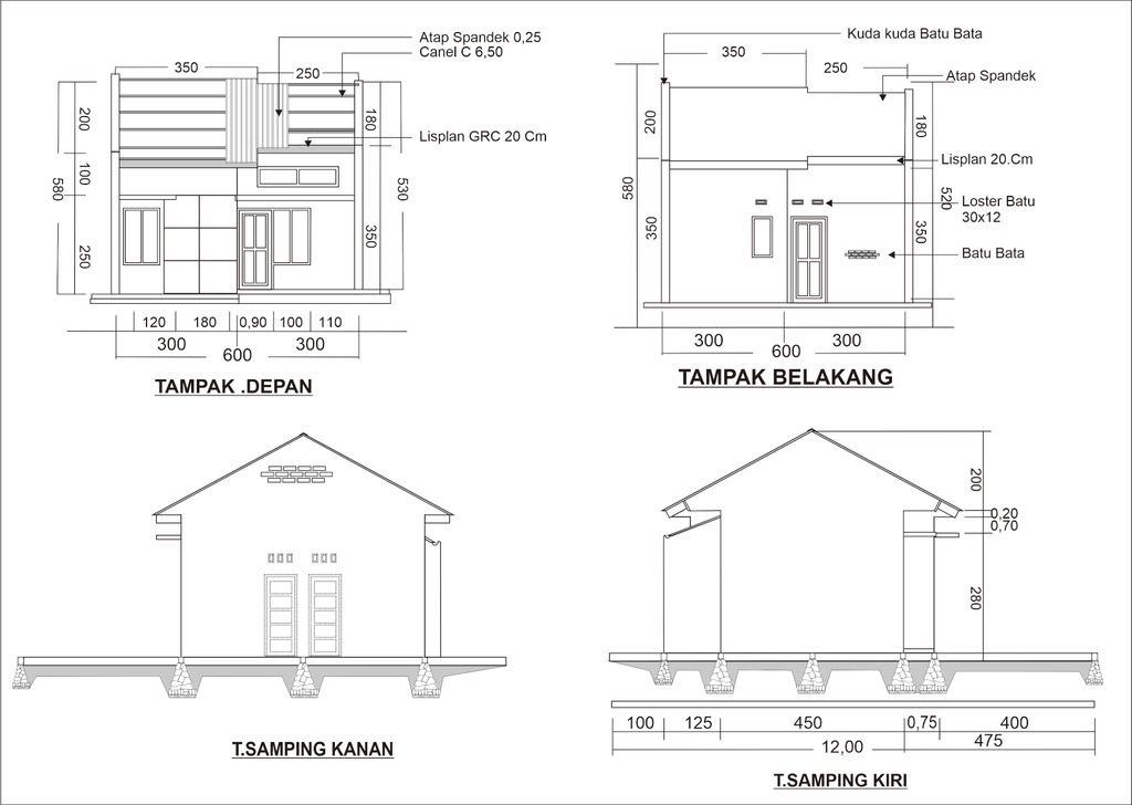 foto tampak rumah tipe 36 perumahan KAYANA RESIDENCE