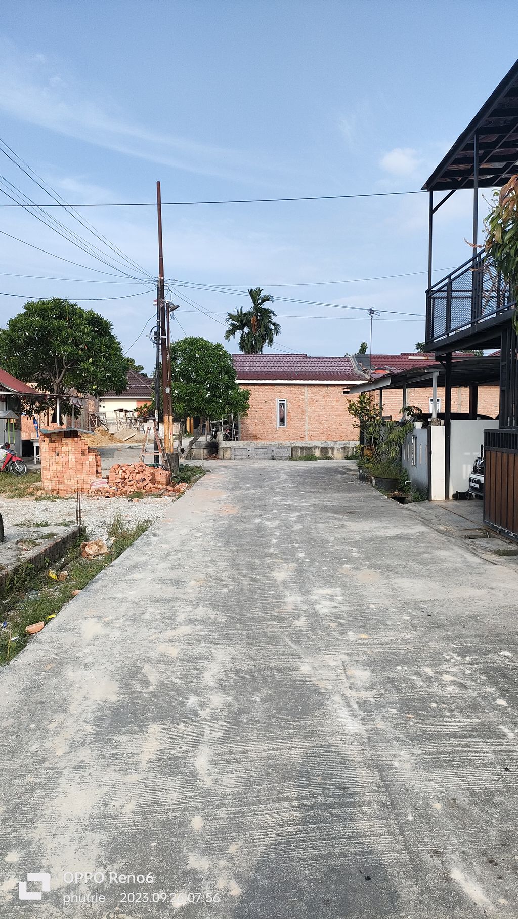 foto gerbang perumahan Sapta graha