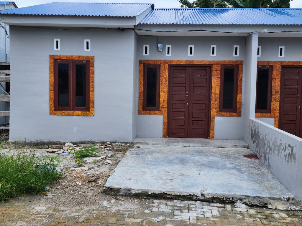 foto tampak rumah tipe 36 perumahan TITI PAYUNG PERMAI INDAH III