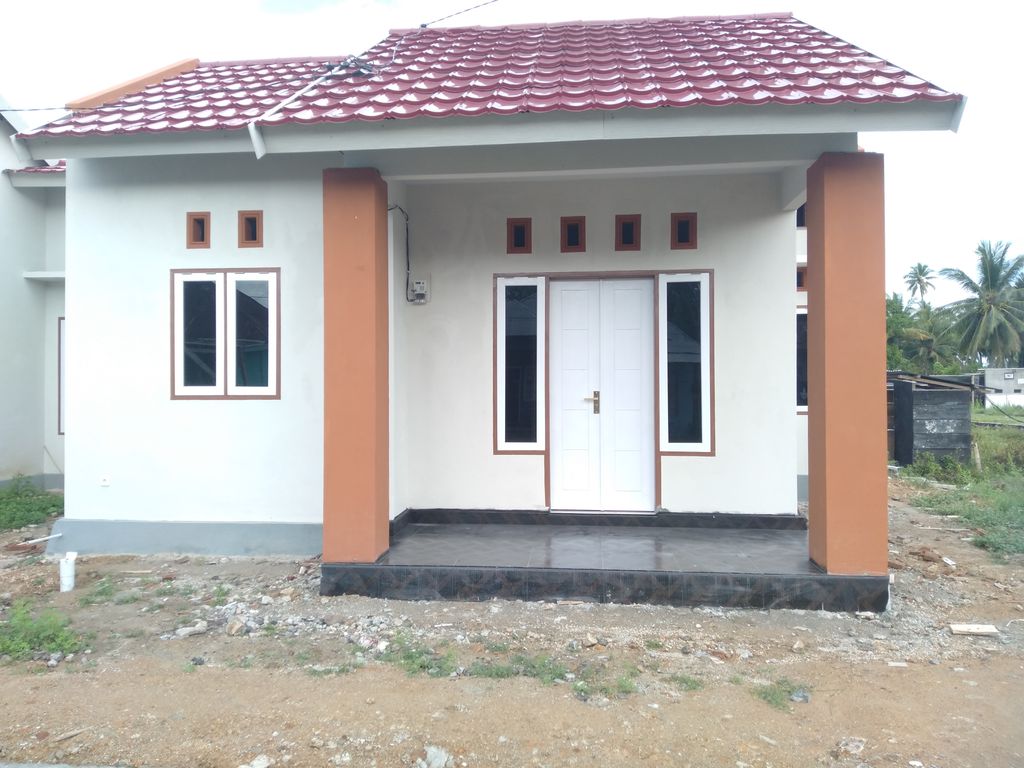 foto tampak rumah tipe 36 perumahan GRIYA YULIZKA PERMAI II
