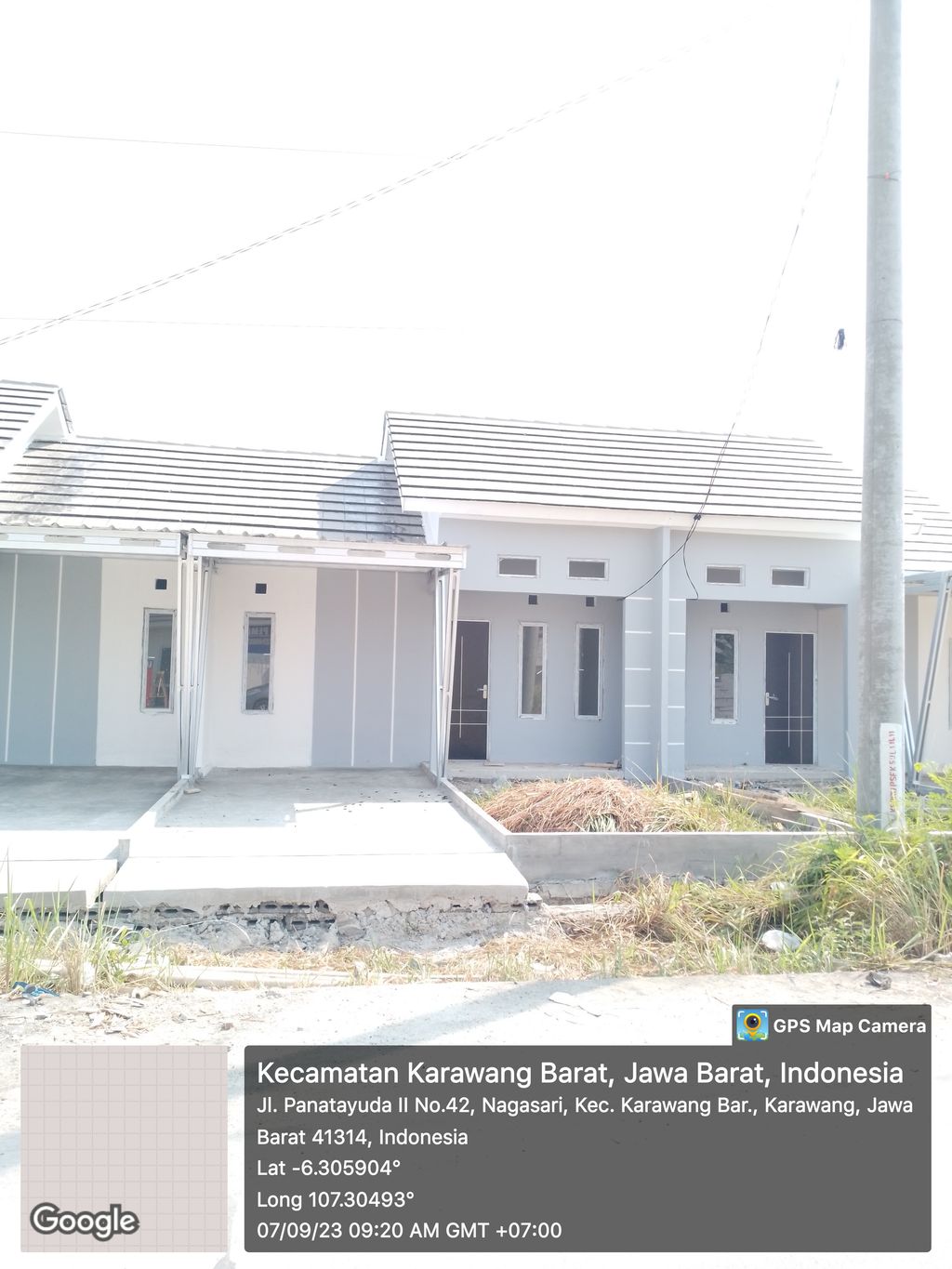 foto tampak rumah tipe subsidi perumahan PESONA CENGKONG ASRI