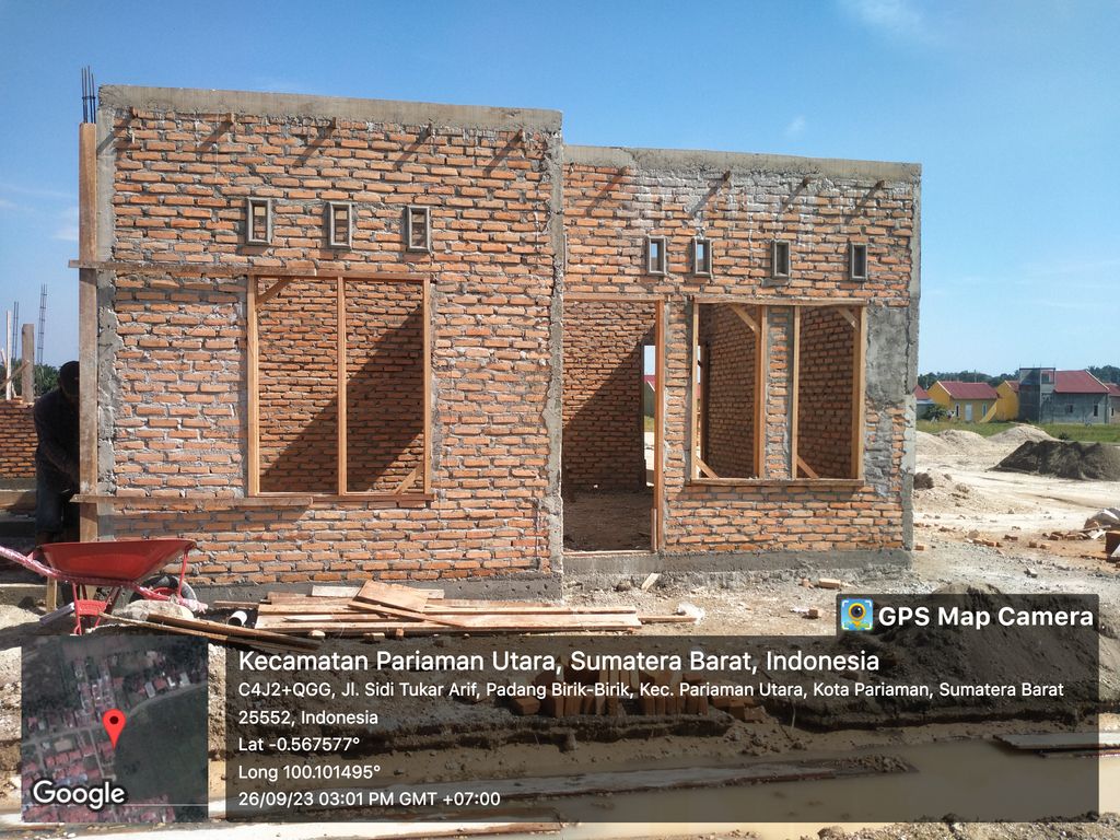 foto contoh rumah perumahan D'Nafa Royal garden