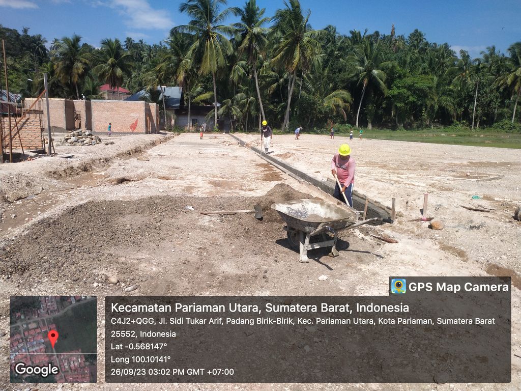 foto posisi tengah perumahan D'Nafa Royal garden