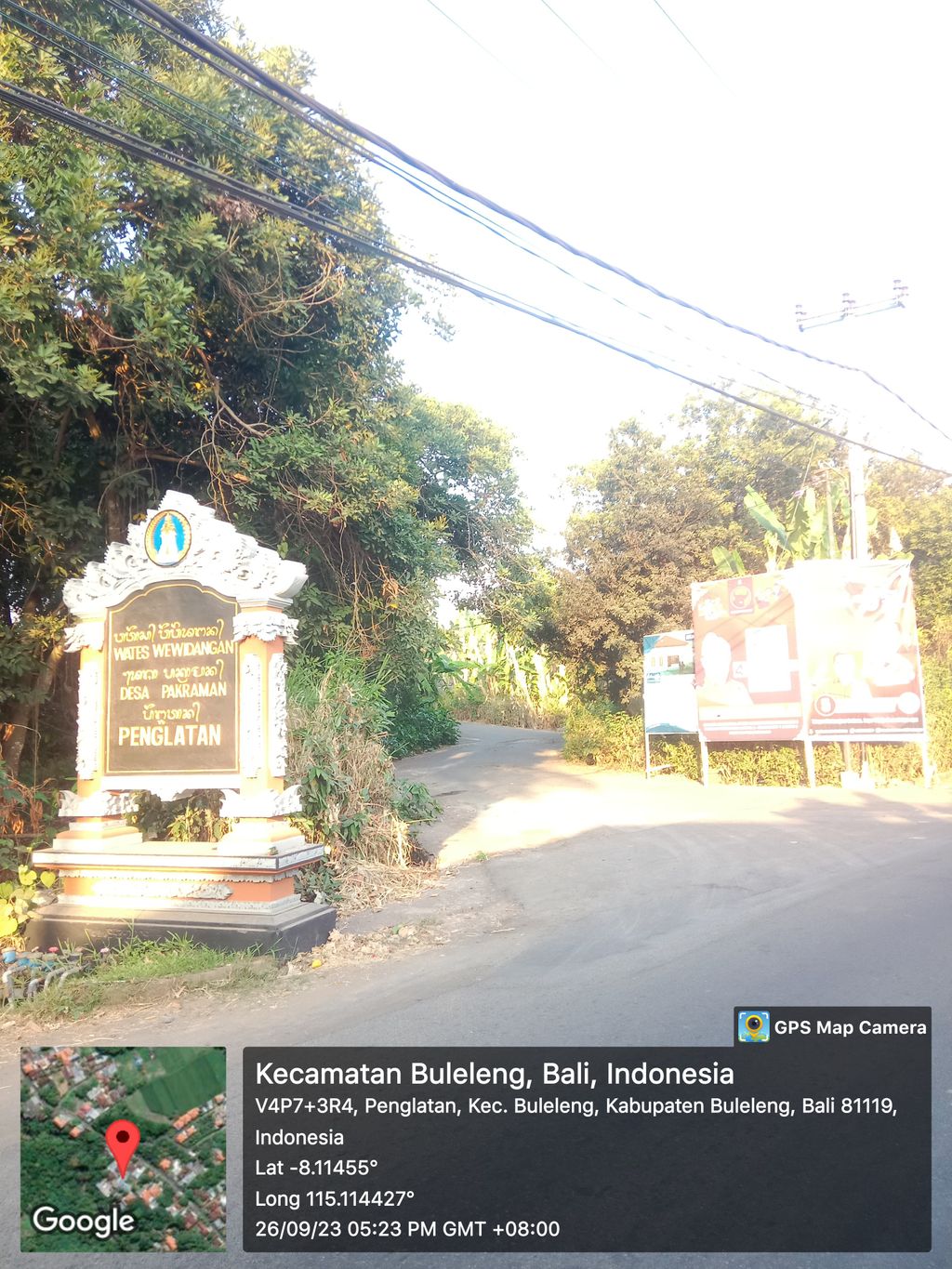foto gerbang perumahan CANDI PERMAI