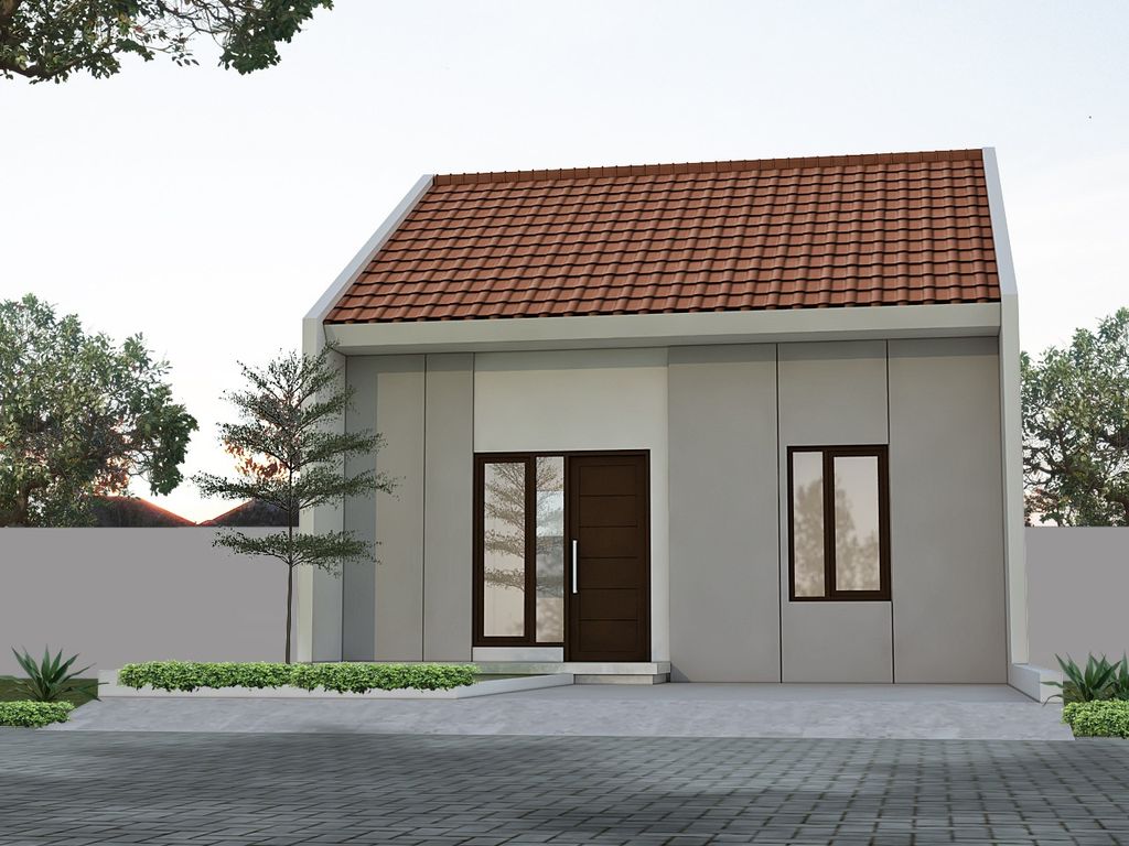 foto tampak rumah tipe 30 perumahan GRIYA AMALTA 4