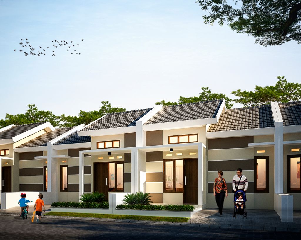 foto tampak rumah tipe 30/60 perumahan ABADI MEGAH REGENCY 3 THP 3