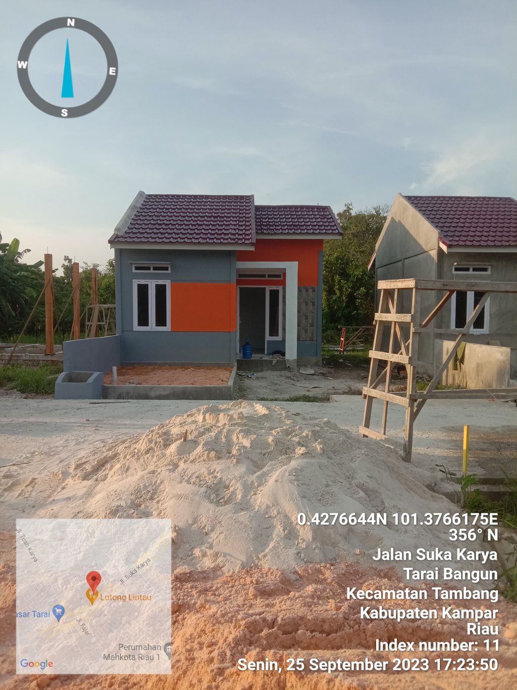 foto posisi tengah perumahan GRIYA TAMAN KARYA