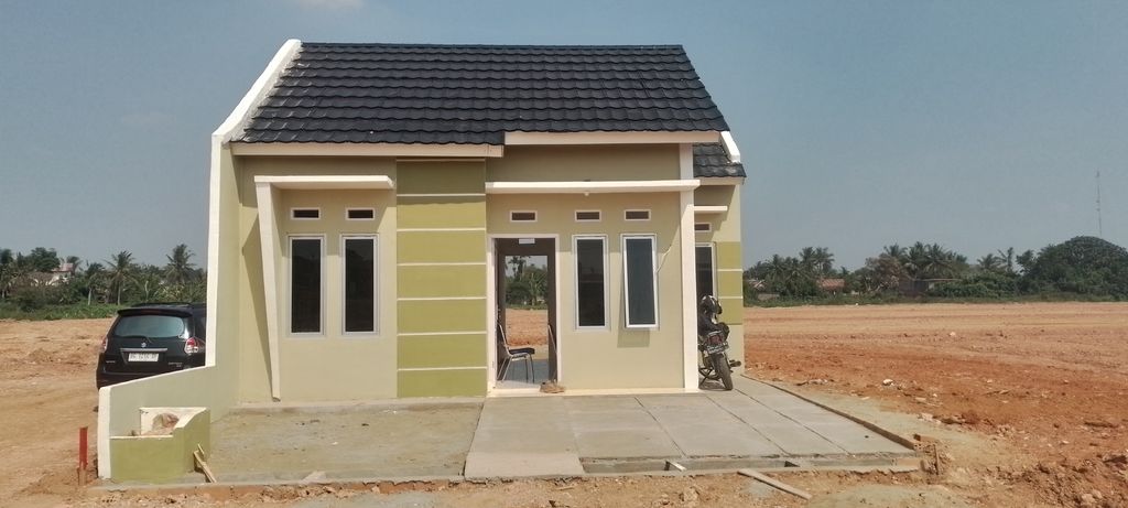 foto tampak rumah tipe 36 perumahan ATHENA PARK RESIDENCE 2