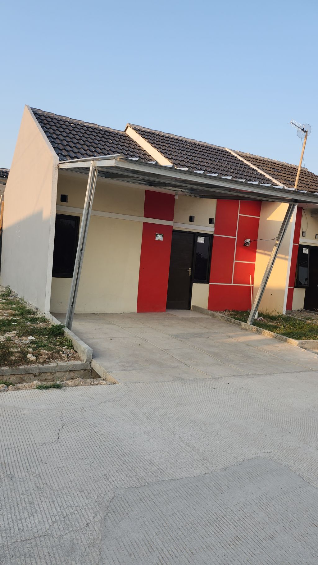 foto contoh rumah perumahan Cikarang Utama Residence 2 tahap II