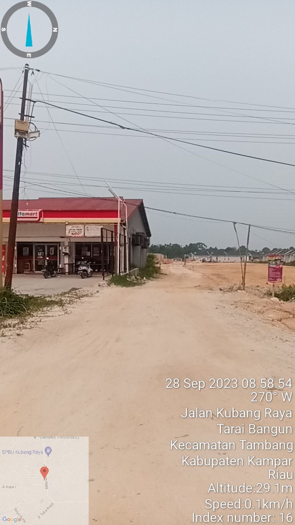 foto gerbang perumahan Fannybella residence 1 tahap 4