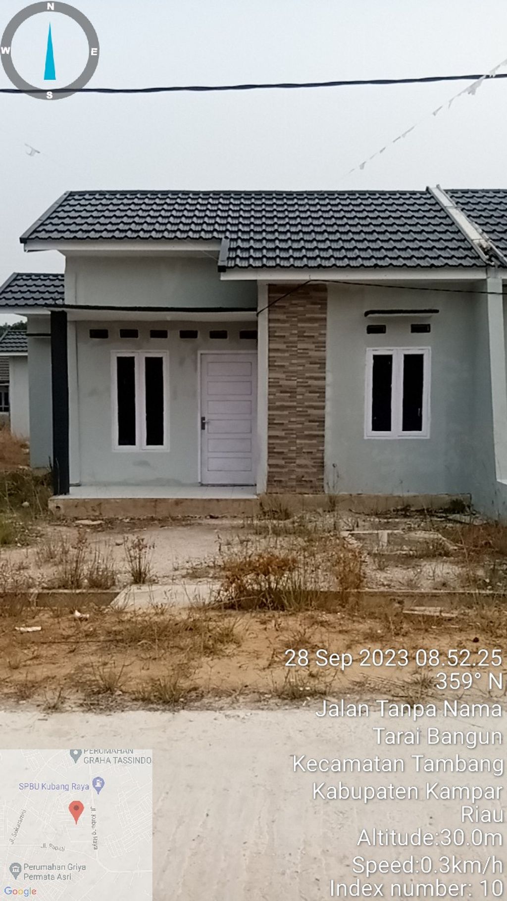 foto contoh rumah perumahan Fannybella residence 1 tahap 4