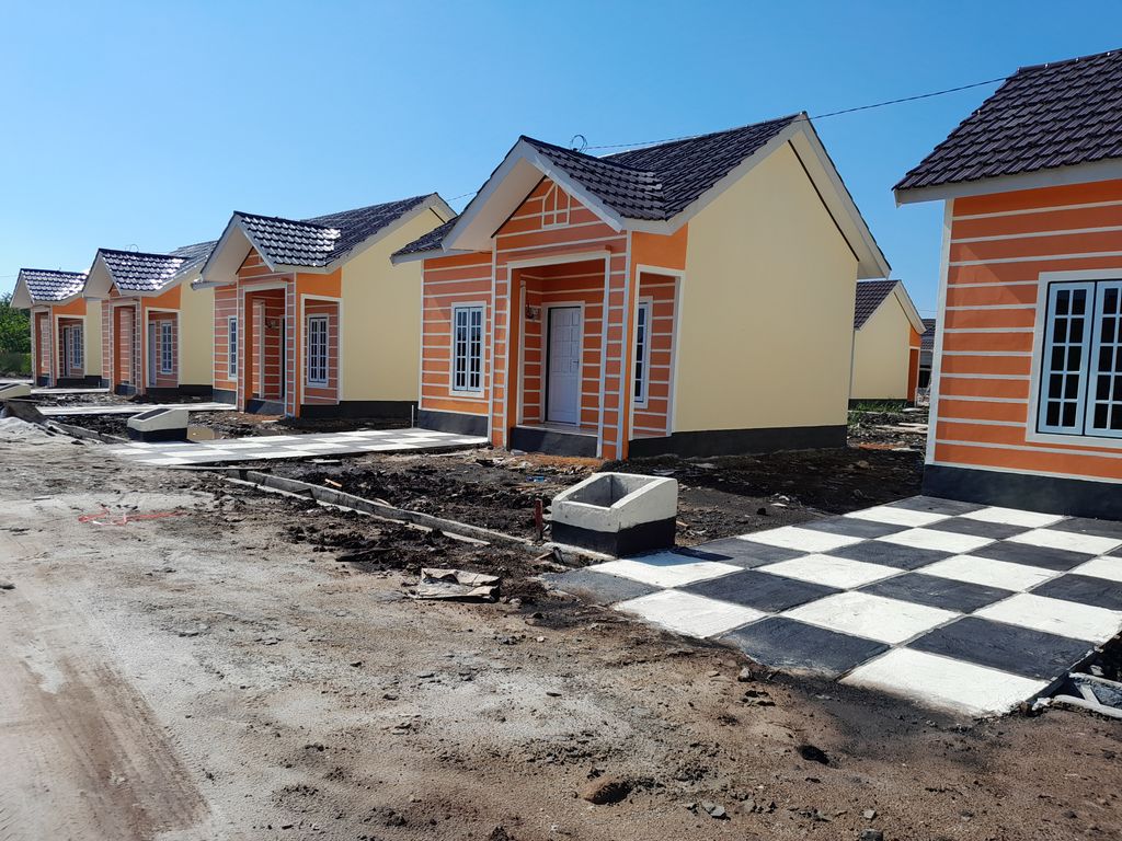 foto posisi tengah perumahan CASADOVA BANDARA ESTATE II