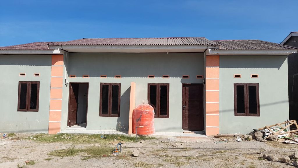 foto tampak rumah tipe 36/75 perumahan BUKIT MAS PERMAI