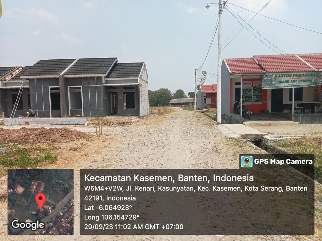 foto posisi tengah perumahan GRAND ART PERMAI