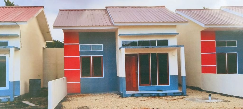 foto tampak rumah tipe 36/90 perumahan GRIYA MIFEL SWAKARSA