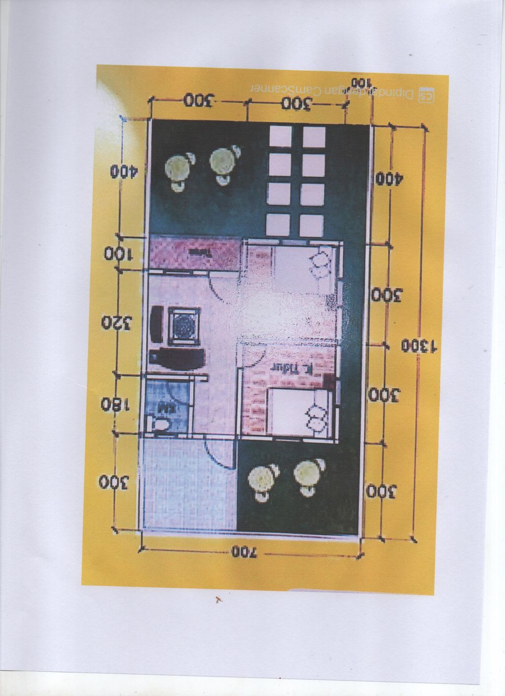 foto denah rumah tipe 36 perumahan MOROKOVI LAND
