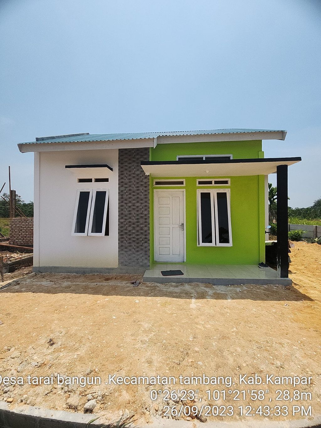 foto tampak rumah tipe 36 perumahan GRIYA VETRA JAYA 3