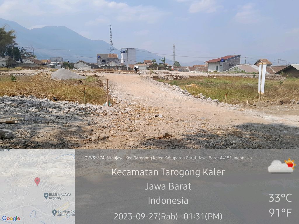 foto posisi tengah perumahan AGRANIA RESIDENCE