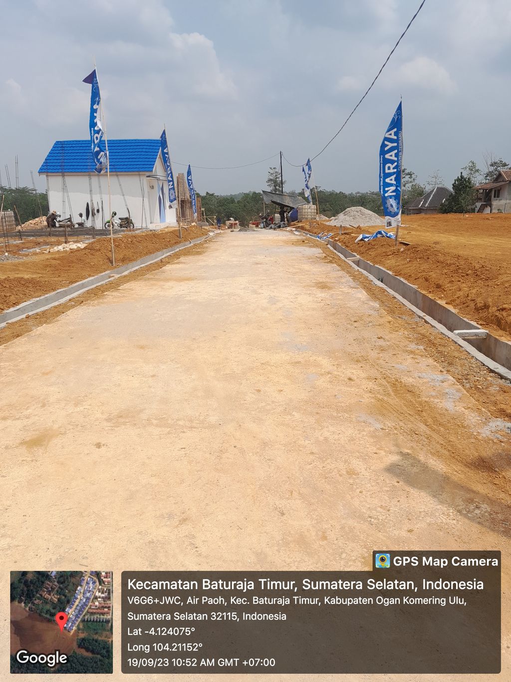 foto posisi tengah perumahan NARAYA RESIDENCE 2