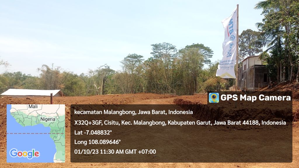 foto posisi tengah perumahan GREEN CISITU MALANGBONG