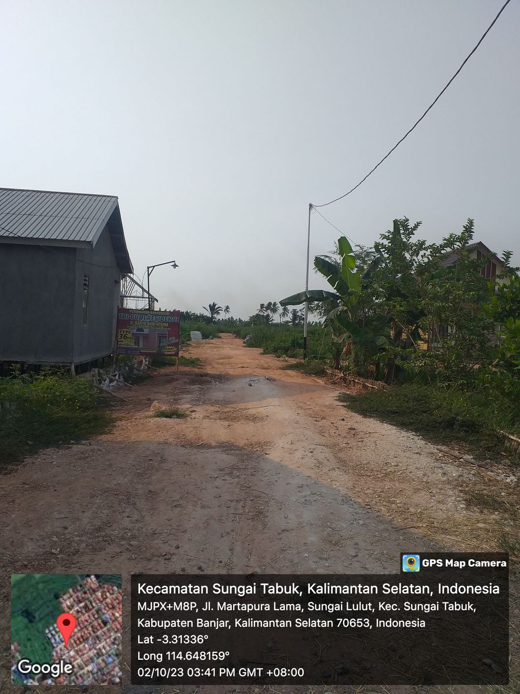 foto posisi tengah perumahan TRI BUDI RESIDENCE