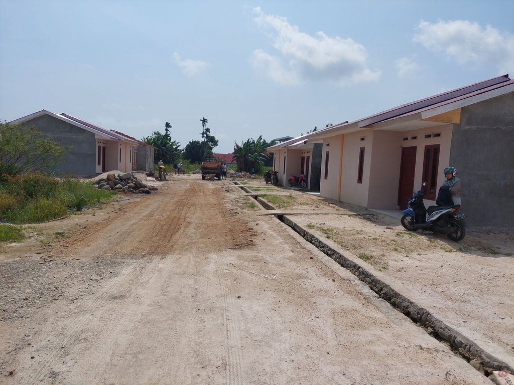 foto posisi tengah perumahan Perum. Palapa Saiyo VI