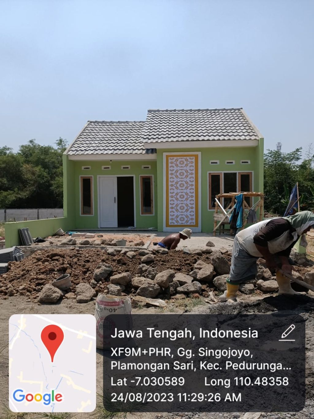 foto tampak rumah tipe 30/60 perumahan PERUMAHAN GRIYA SAKINAH