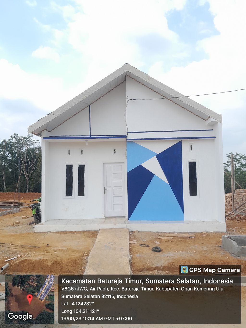 foto tampak rumah tipe RSH 36 perumahan NARAYA RESIDENCE 2