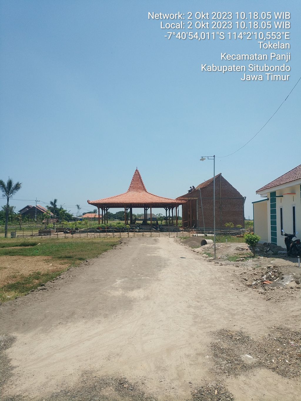 foto posisi tengah perumahan Graha Sultan Raya 2 Cluster Regency