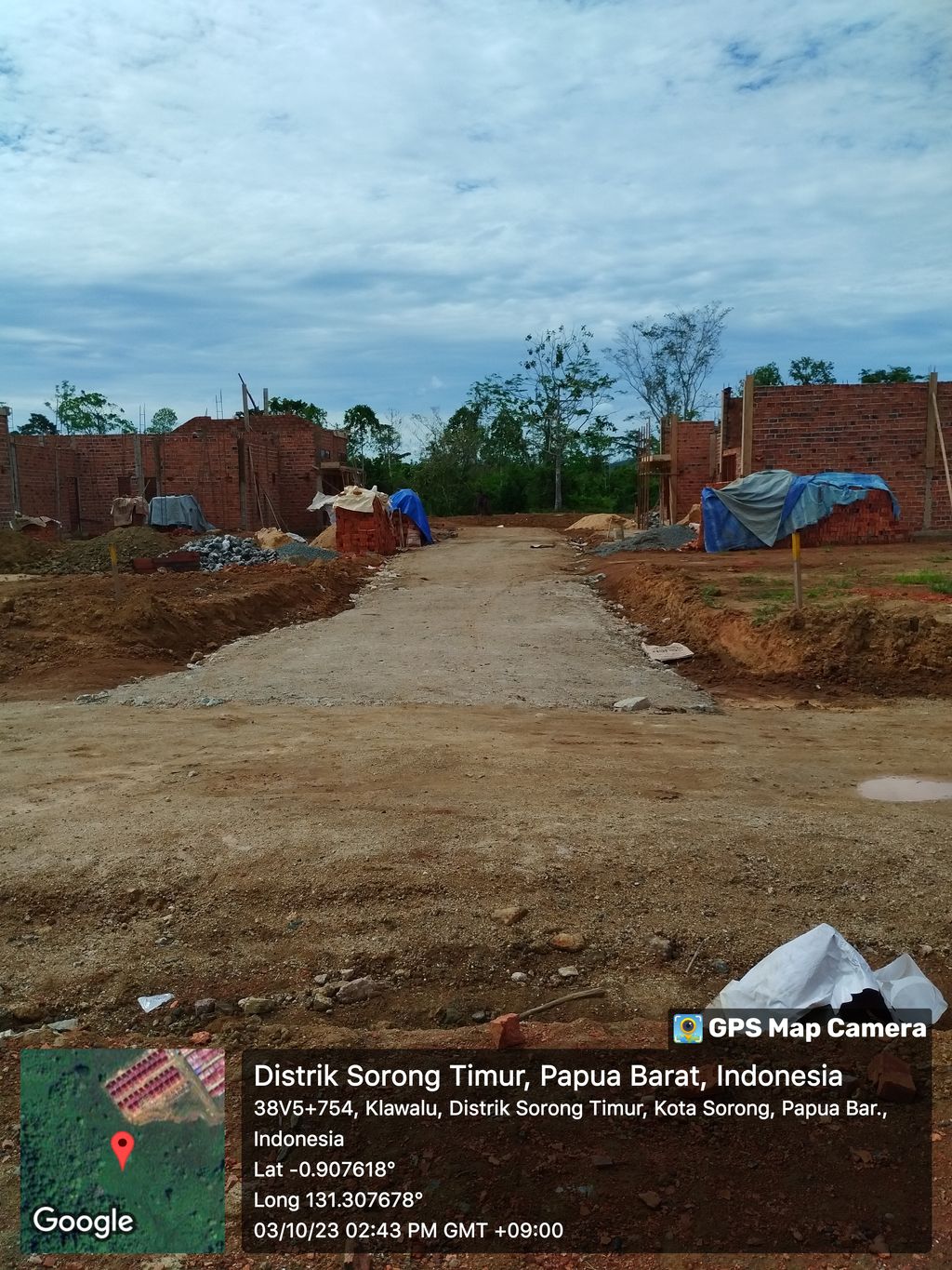 foto posisi tengah perumahan KADAR MALIBELA RESIDENCE III