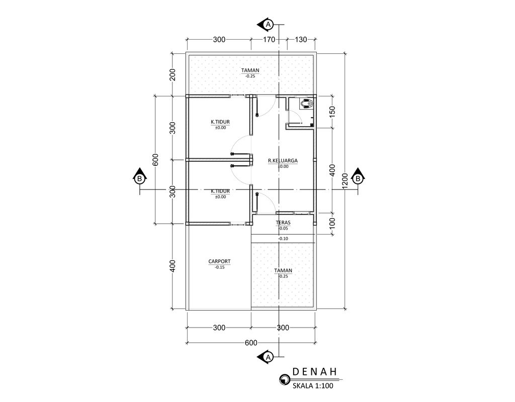 foto denah rumah tipe 36 perumahan ATTAYA RESIDENCE 2
