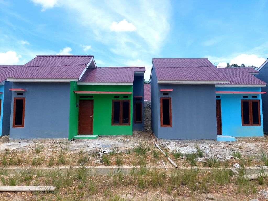 foto tampak rumah tipe 36 perumahan Talisayan Indah